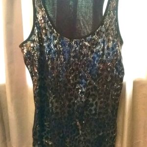 APT 9 sequined animal print pink